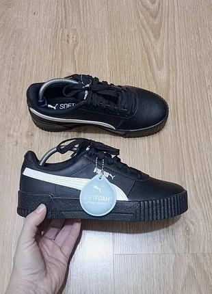 Шкіряні кросівки puma carina