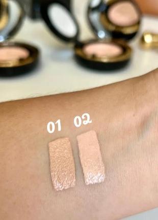 Кушон адаптивный (тон#2) для лица с зеркалом + спонжик ma vie mari, увлажняющая крем пудра