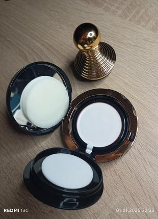 Кушон адаптивный (тон#2) для лица с зеркалом + спонжик ma vie mari, увлажняющая крем пудра