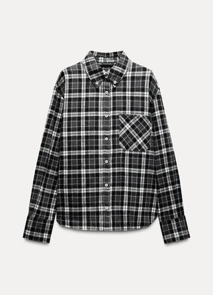 Сорочка zara фланелева