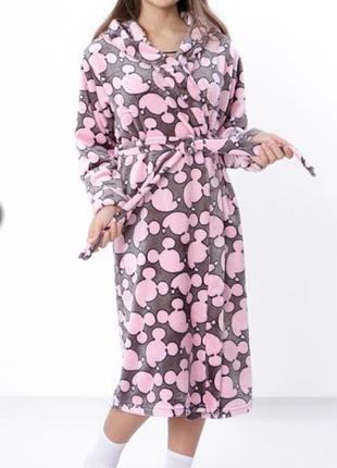 Халат махровый для девочки