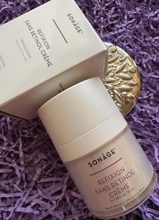 Альтернативный ретинолу крем от морщин с бакучиолом refixion sans retinol crème retinol alternative wrinkle cream with bakuchiol
