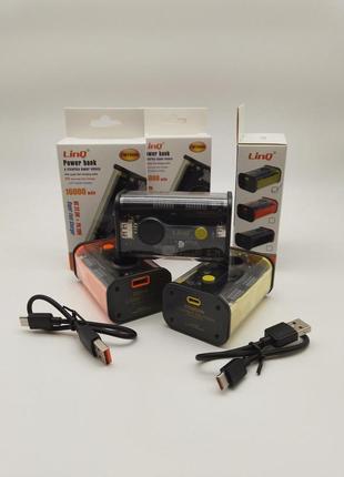 Power bank павербанк linq tm-16000mah pd 22.5w – потужний зовнішній акумулятор повербанк