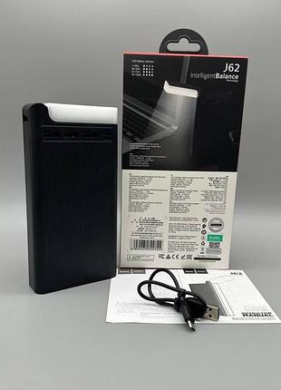 Power bank hoco j62 jove table lamp 30000 mah чорний1 фото