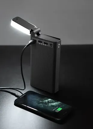 Power bank hoco j62 jove table lamp 30000 mah чорний2 фото