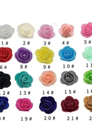 Красивый медведь из искусственных роз2 фото