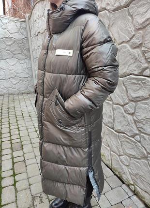 Тепла зимова куртка. розмір l/xl