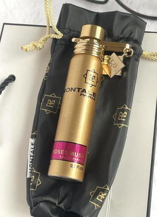 Оригінал.   🧚‍♀️roses musk від montale - це парфум для жінок, обʼєм 20 мл . в мішечку.