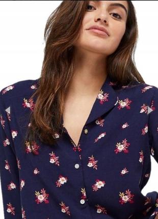 Xs, m, l пижамная вискозная рубашка etam нова