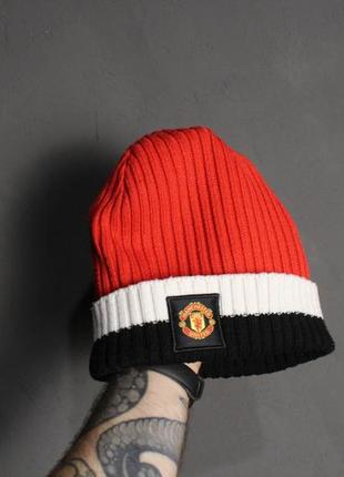 Шапка mu manchester united | манчестер юнайтед футбольная