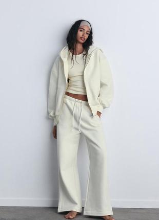 Спортивный набор zara на флисе костюм zara s