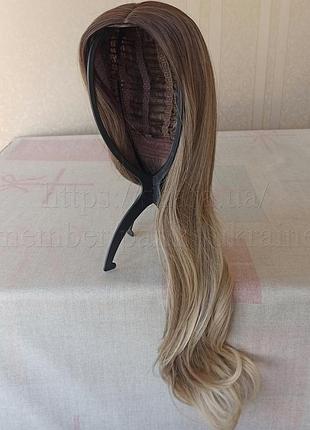 Новый парик блонд, волнистая, термостойкая, без челки, парик