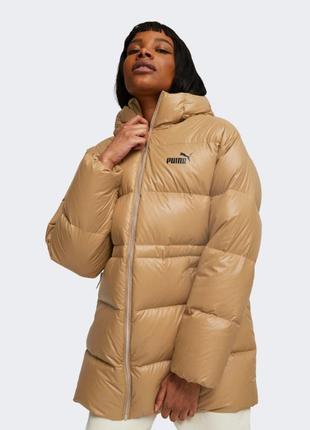Пуховик женский ( оригинал) puma style hooded down Tetris (675368-85).