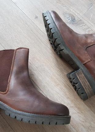 Модні шведські шкіряні черевики челсі, 100% шкіра, швеція8 фото
