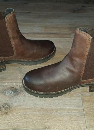 Модные шведские кожаные ботинки челси, 100% кожа, швеция5 фото