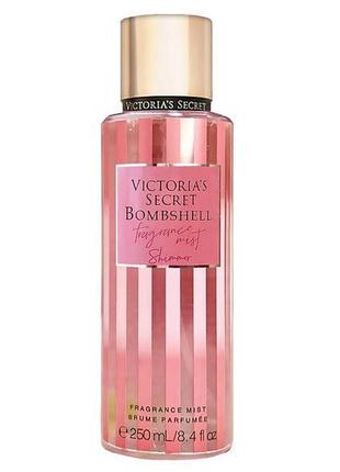 Парфюмированный спрей для тела victoria’s secret bombshell shimmer 250 мл в стиле бренда