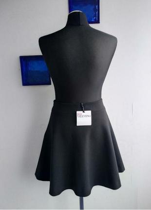 Черная мини юбка шерсть  red valentino р-р s