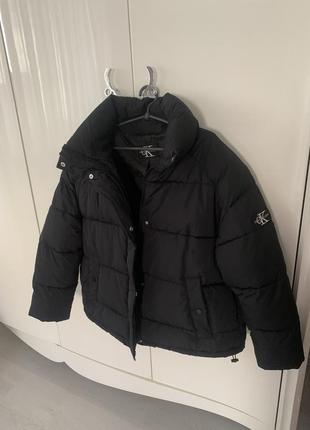 Новый пуховик куртка зимняя бренда calvin klein большого размера