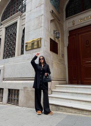 Костюм теплый стилтный вязаный