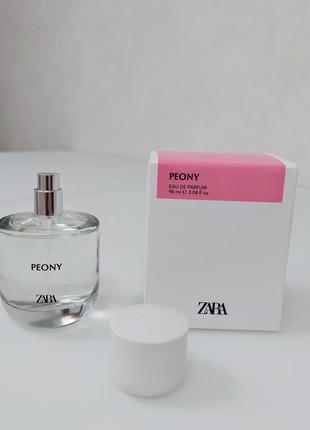 Парфумована вода для жінок zara peony 90 ml