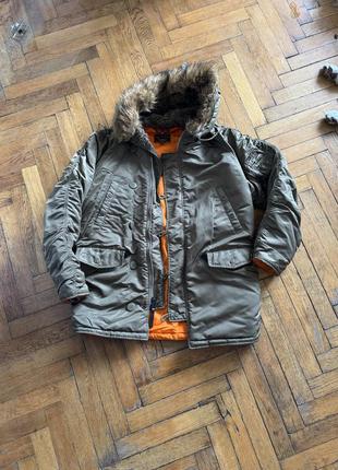 Парка alpha industries n3b slim fit
