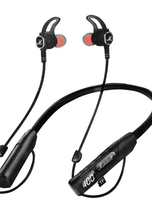 Описание беспроводные наушники bluetooth marshall mj-6977 с led дисплеем черные.м+