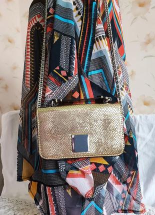 Золотая сумочка zara