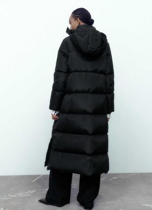 Длинный пуховик zara4 фото