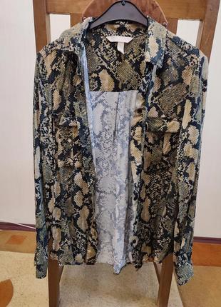 Блуза зміїний принт