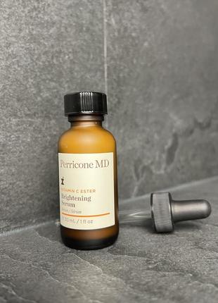Оригинальный осветляющая сыворотка для лица perricone md vitamin c ester brightening serum