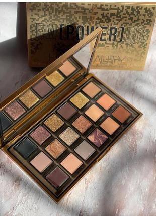 Палетка тіней huda beauty empowered eyeshadow palette2 фото