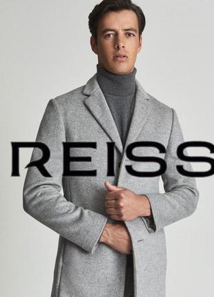 Reiss london gable mens wool coat чоловіче вовняне пальто