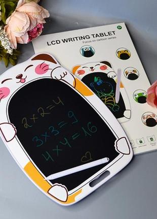 Опис планшет дитячий кольоровий lcd для малювання 6" cat білий.м+