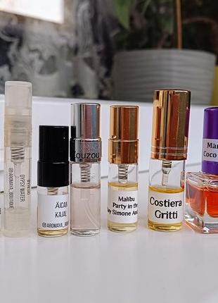 Tom ford ombre leather, byredo gypsy water, kajal aican, celine zouzou, simone andreoli malibu, dr. gritti costiera, mancera coco vanille