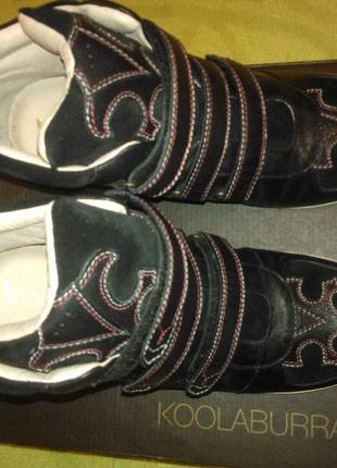Кожаные фирменные ботинки сникерсы koolaburra америка практичные2 фото
