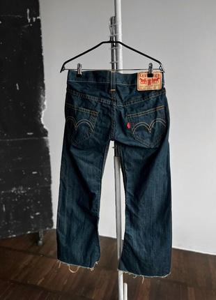 Levis red collection womens vintage rare blue denim flare jeans low rise 01f f02 жіночі, вінтажні, сині джинси кльош
