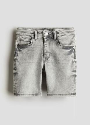 13-14 лет 164 см h&m лет новые фирменные джинсовые шорты мальчишку подлетку super soft denim