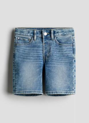 10-11/11-12/13-14/14+ р h&m лет новые фирменные джинсовые шорты мальчишку подлетку super soft denim