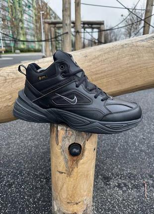 Термо! кроссовки зимние LAQUER nike air m2k tecno black 40-44р найк термо