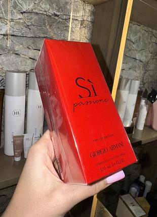 Парфюм оригинал armani si 100 ml в блистере парфюм