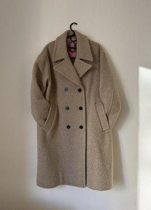 Пальто вовна беж букле scotch&soda