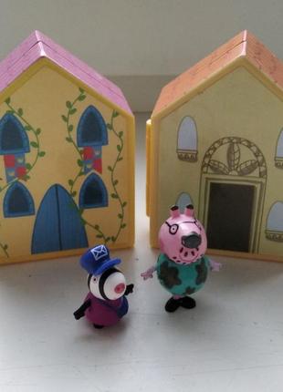 Abd  мини домики + мини фигурки свинка пеппа