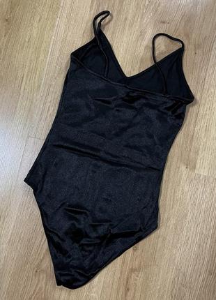 Классный атласный боди topshop2 фото