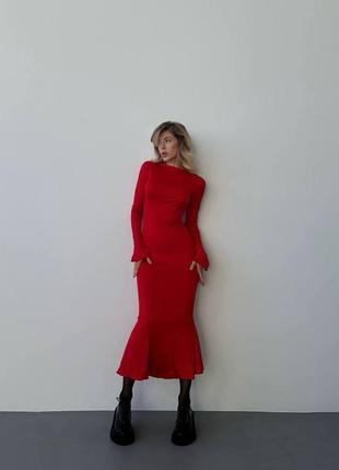 Изысканное платье из микродайвинга мод: 258