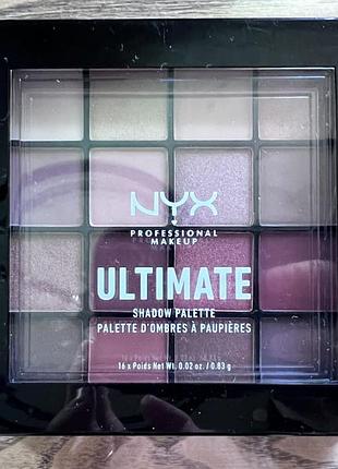 Nyx ultimate палетка тіней