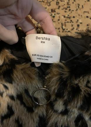 Шубка бомбер леопардовый bershka,куртка деми,весна5 фото