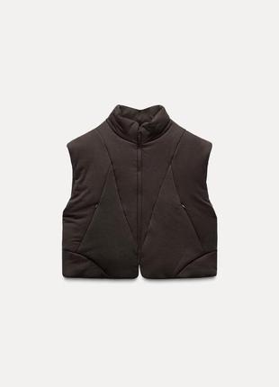 Стьобаний жилет zara