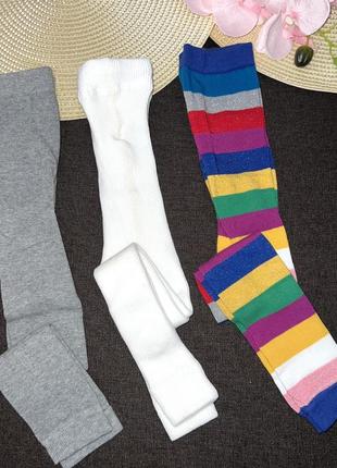 Колготы коттоновые без пятчки размер: 3-4 года
