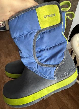 Сапоги сапожки crocs j1, 31-32