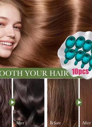 Витаминные капсулы magic hair кератиновое масло 10 шт набор
